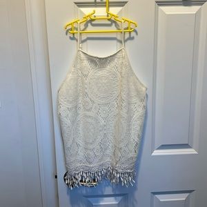 women’s crochet top size small